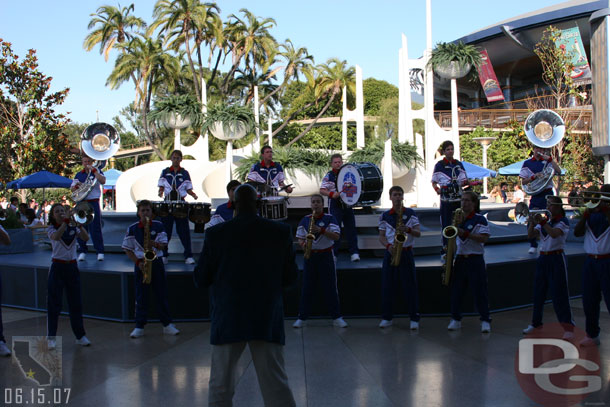 The College Band at the Tomorrowland Terrace