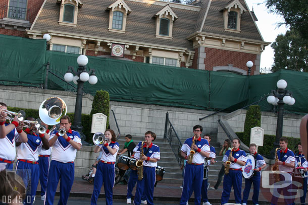 The College Band on Main Street