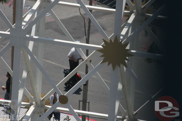 Saw this CM backstage at DCA speeding along on a Segway...  I heard they started offering a tour in the morning now just as they have at WDW