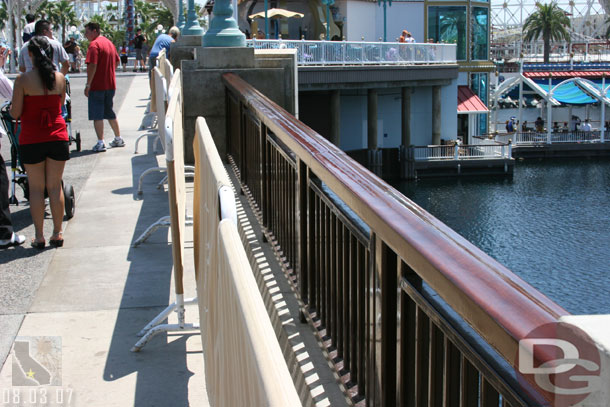 Repainting the Pier railings