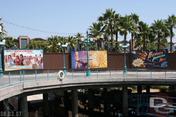 I had a request for a wider shot of the billboards on the Pier so here are two.. (my lens is not wide enough to get all four)