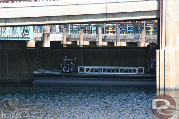 Spotted two new rafts/barges docked in the bay