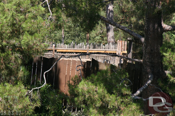 No visible progress on the old Fort area on the Island