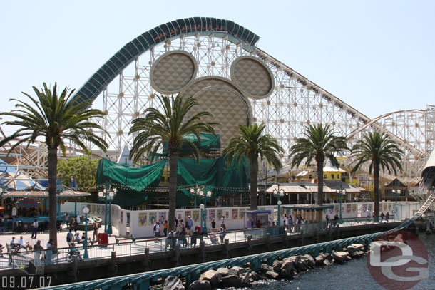 Toy Story Mania is moving along at full speed (check the construction progress section Sunday for more shots)