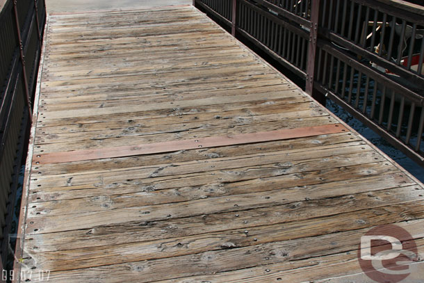 Noticed some new planks along the Pier near the SS Rustworthy (these I spotted a trip or two ago but the picture did not come out)