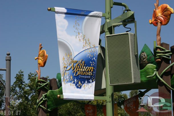 New Year of a Million Dreams banners line part of the Parade route now