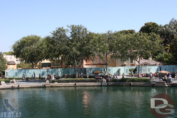 Work on the River Belle Terrace continues