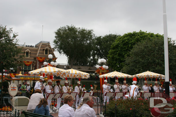 The Disneyland band performing