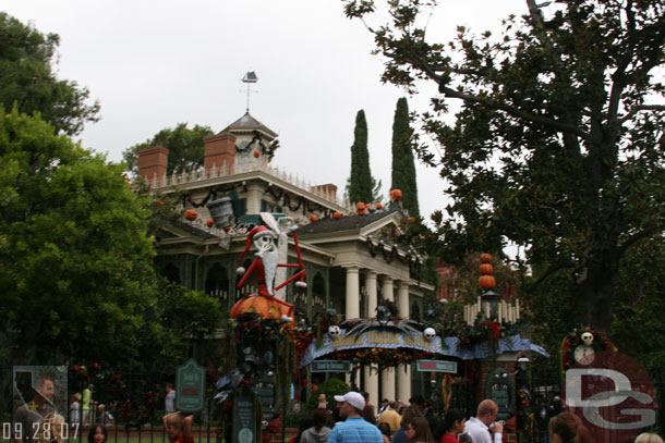 Haunted Mansion is running its holiday version