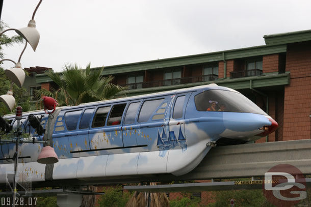 Spotted this monorail whizzing by, looks like another wrap, just like the Nemo one