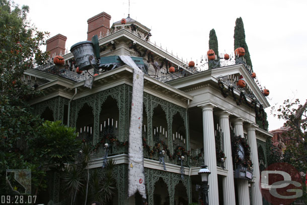 Haunted Mansion Holiday is running again,