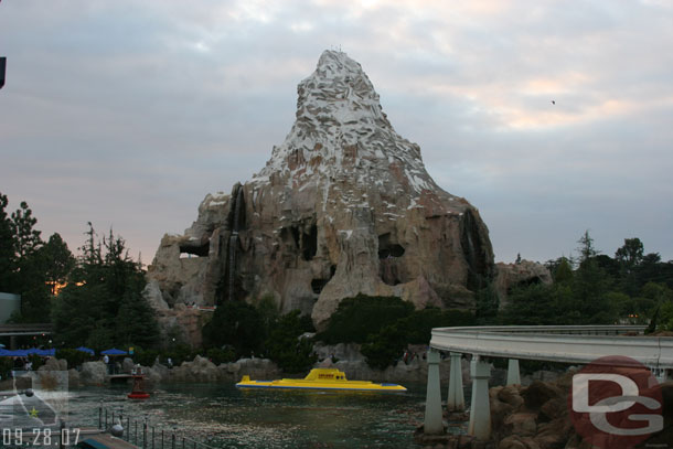The sun setting behind the Matterhorn (and the clouds)
