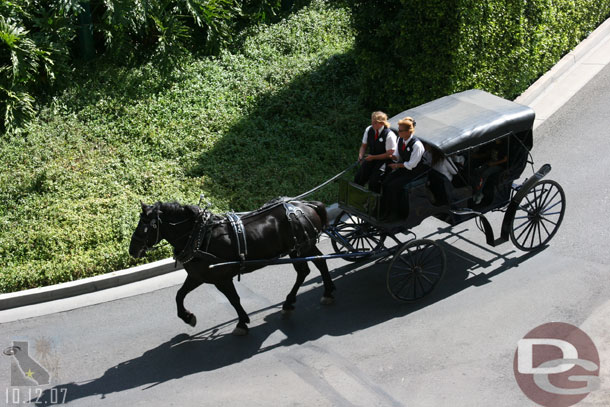 The Year of a Million Dreams carriage ride
