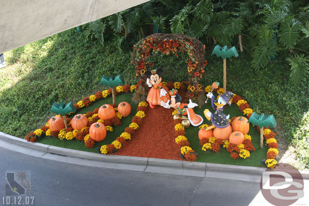 The display along the tram route