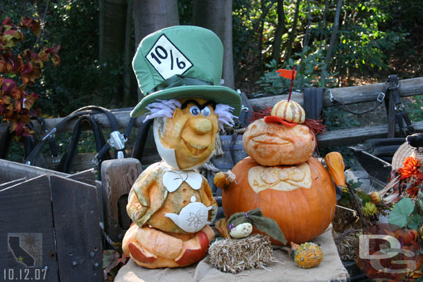 Now some shots of the carved pumpkins out at Big Thunder Ranch