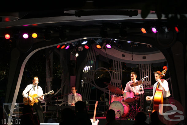Scot Bruce, aka Elvis, was at the Tomorrowland Terrace