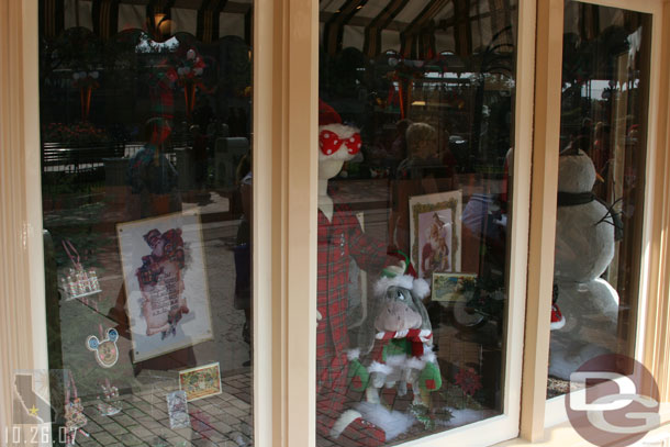 Christmas has taken over this shop already on Main Street