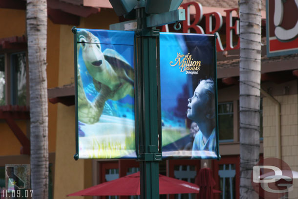 New banners along Downtown Disney