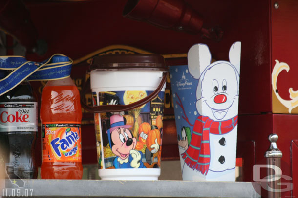 This I found a bit odd.. Halloween buckets were still available and the smaller size is now Christmas.