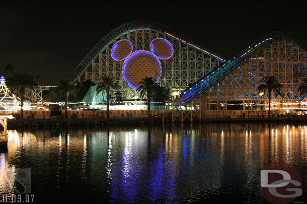 I saw the lights on at Toy Story, but no signs of people working.