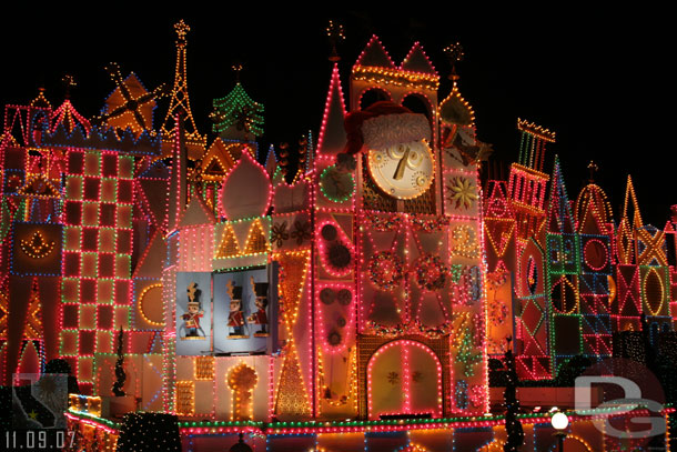 Small World Holiday lit up