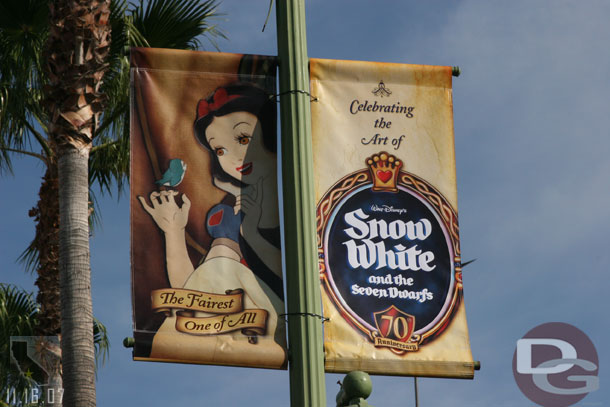 The Backlot is decked out for Snow White