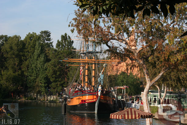 The Columbia and Mark Twain were both running