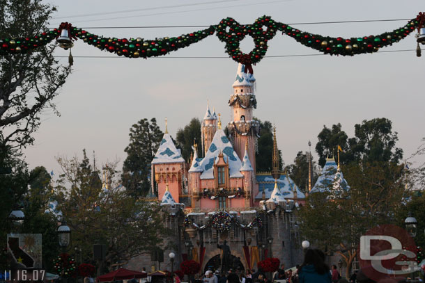 Looking back at the Castle