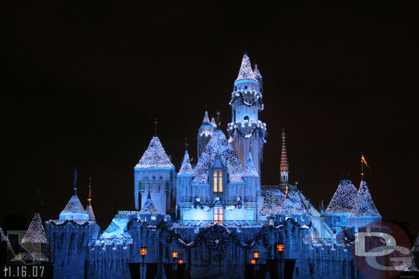 Now a series of shots of the lighting and then the lit castle...