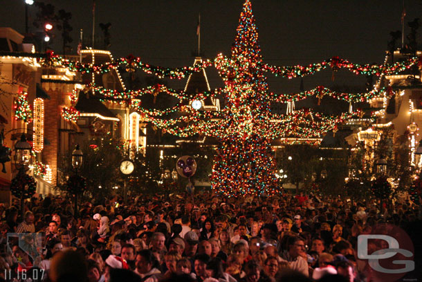 The crowd on Main Street after the parade