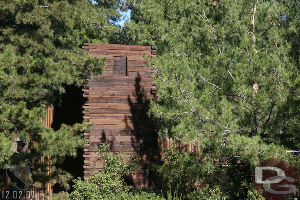 No visible progress on the fort, wonder if its complete, seems it needs a roof of some sort.