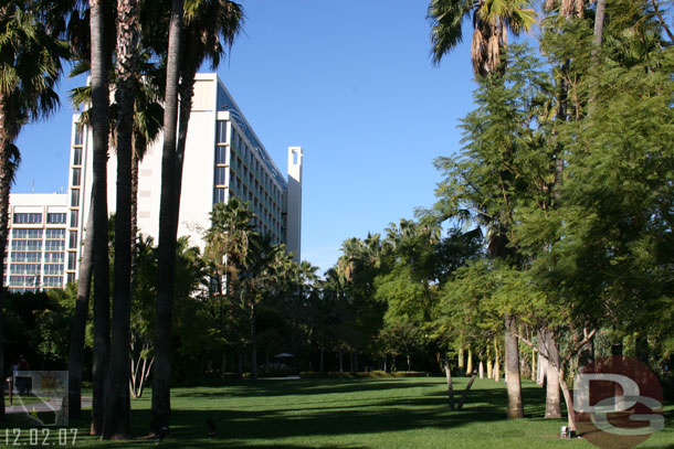 While walking over to the hotel I realized how much land was still available in this area..