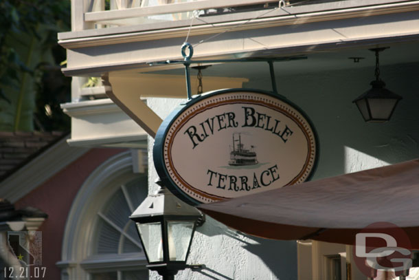 The River Belle Terrace has reopened