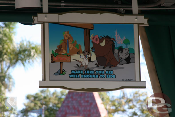 Some more of the signs at the ticket booths, I think this completes the current set.