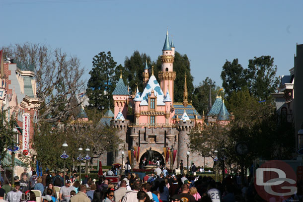 The castle is partially back to normal