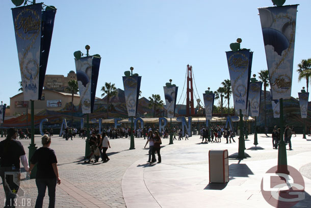 Over at DCA the letters are blue again