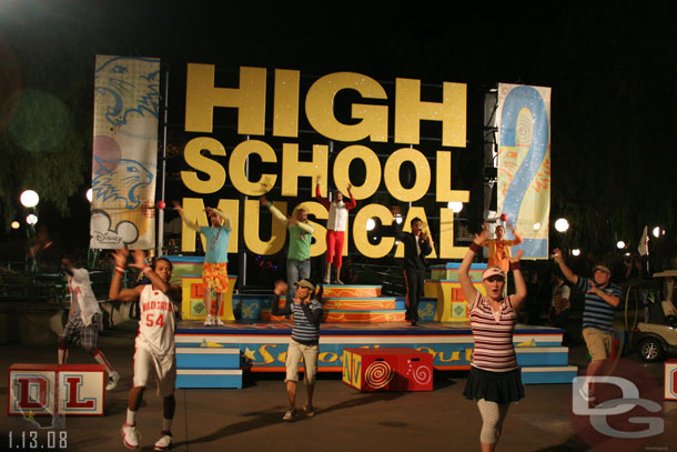 They added an extra High School Musical show since the parade is gone.