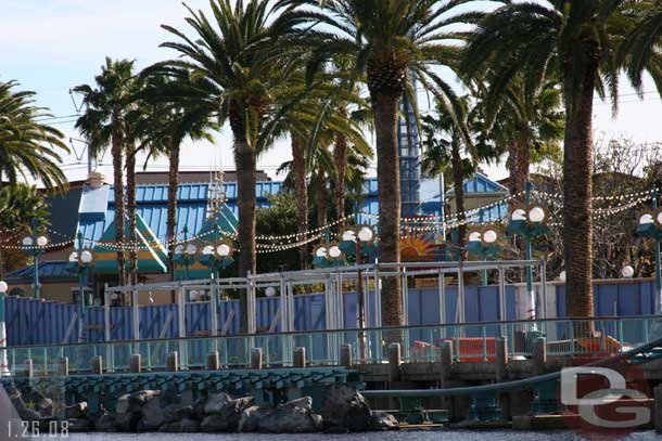 A quick look at a new structure going up along the boardwalk, my guess is this will be a food location of some sort since there really is not anything in the area anymore.