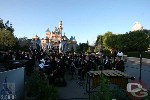 They played for about 45 minutes and their set included classics like Stars and Strips Forever, to a James Bond medley.