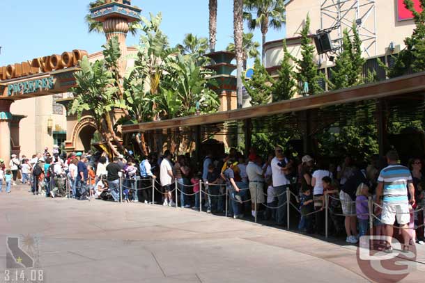 The line for Playhouse Disney