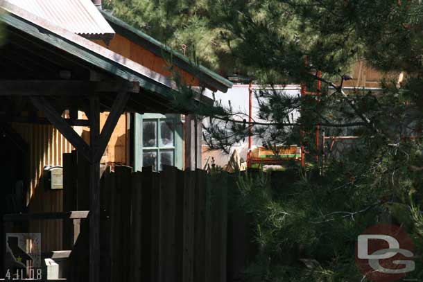 There is work being done on the water wheel of GRR