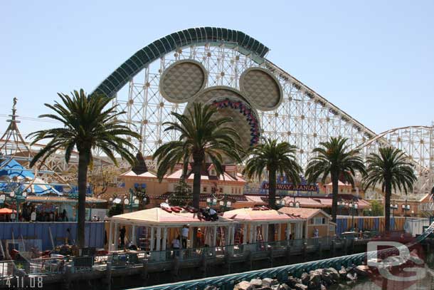 A look toward Toy Story Midway Mania