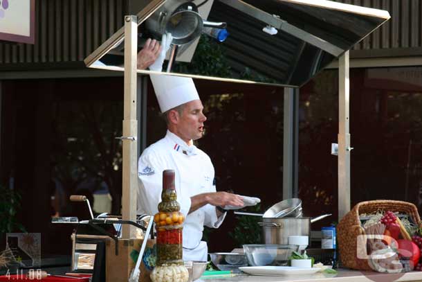 A pasta demonstration