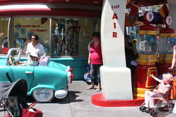 The barrels out by the gas station in Toontown are gone