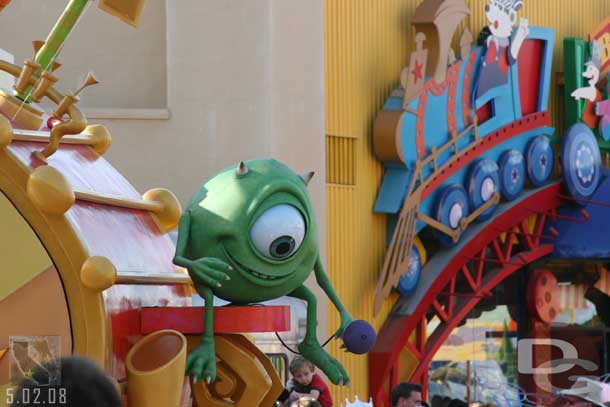 A couple Pixar Play Parade shots