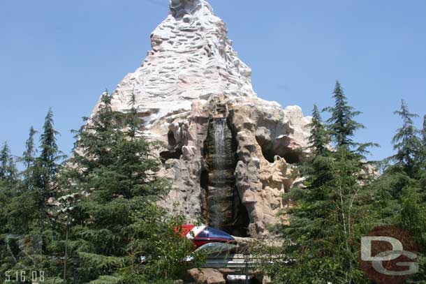 The new Mark VII monorail going by the Matterhorn
