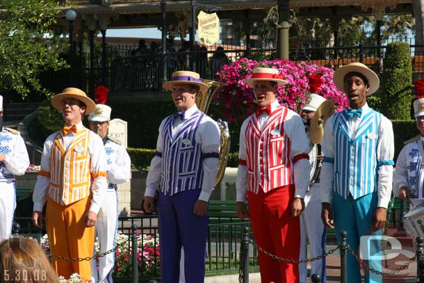 The Dapper Dans at the Flag Retreat