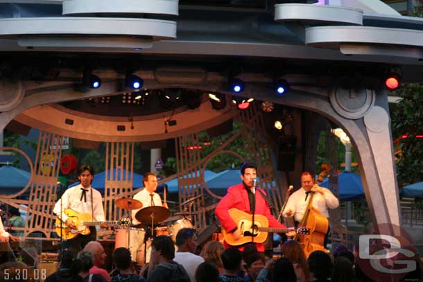 Elvis at the Tomorrowland Terrace