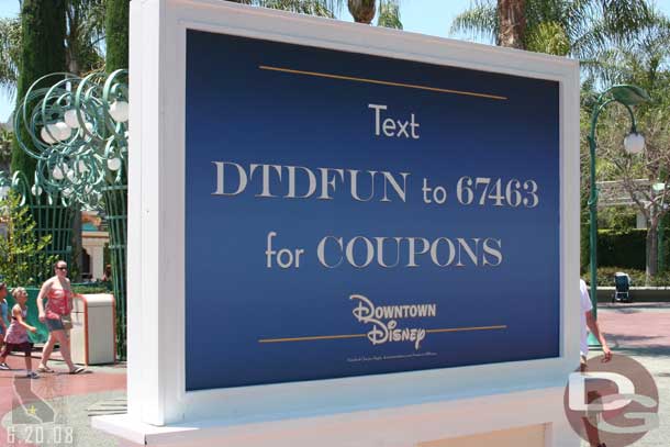 On the back of the Toy Story sign a way to get DD coupons (anyone try this, curious what they are).