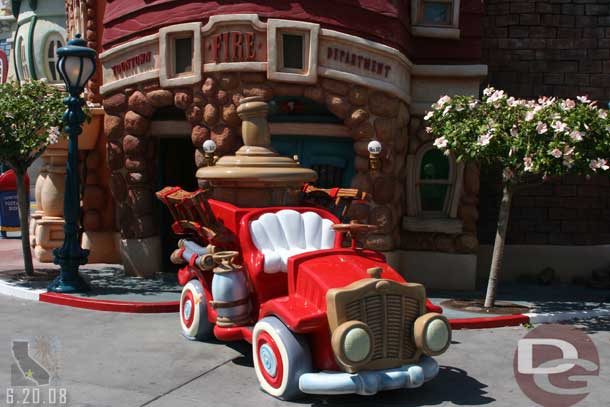 The fire truck is back out in Toontown